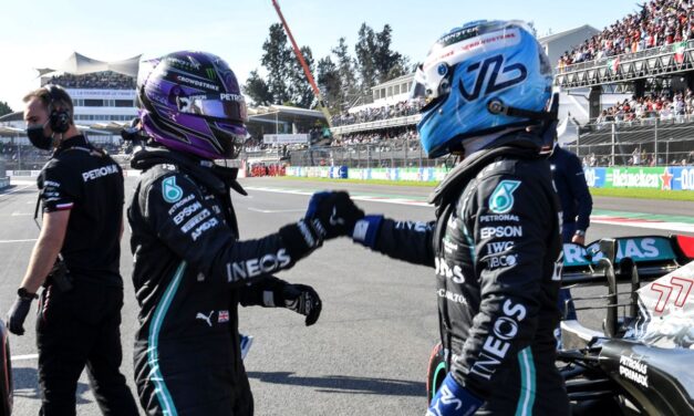 GP Messico – Qualifiche: è fiesta Mercedes con pole di Bottas e 1-2, Red Bull (rosica) in seconda fila