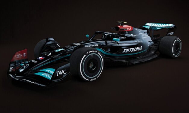 La Mercedes W13 (2022) è già sui banchi dinamici