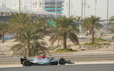 La Mercedes W13 ‘mangia’ le gomme a causa del porpoising