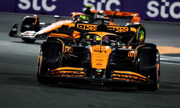 La McLaren MCL38 soffre le curve lunghe, il primo importante pacchetto di aggiornamenti a Miami o Imola