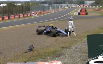 FP1 GP Giappone 2024: 1-2 Red Bull, bene Ferrari. Williams, altro schianto!