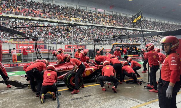 La pioggia tradisce Leclerc: “Difficile mandare le gomme in temperatura”