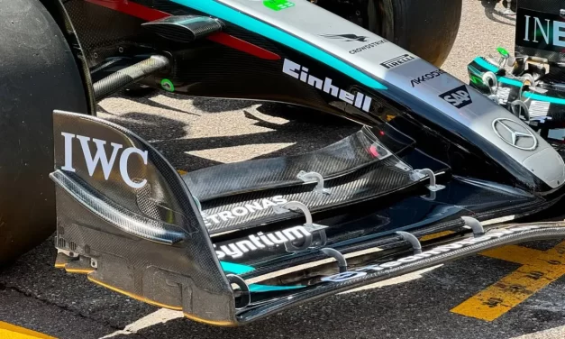 Mercedes: la nuova ala anteriore dice addio al concetto inedito iniziale