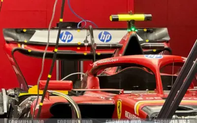 Ferrari: nuova ala posteriore da medio-alto carico sulla SF-24