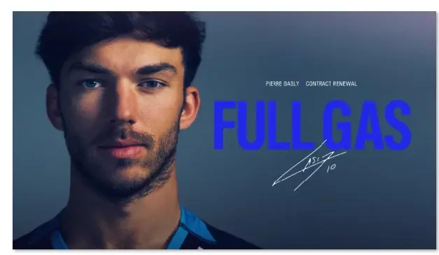 UFFICIALE Alpine: rinnovo pluriennale per Gasly