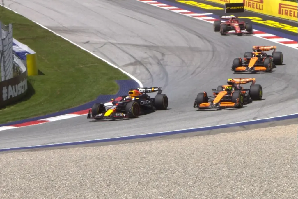 Verstappen Norris - Sprint Austria
