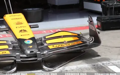 Guerra tecnica alla Mclaren: ecco i mirini sulle ali anteriori per la TD034G