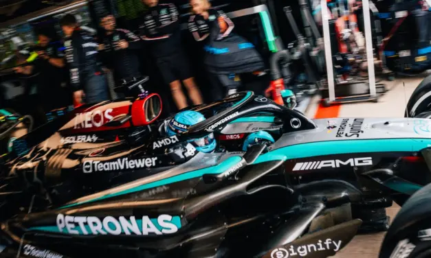 Mercedes, Russell: “Stiamo cavalcando l’onda, l’obiettivo è vincere”