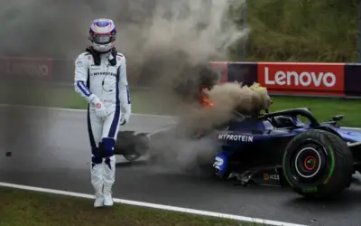 FP3 Olanda: pista bagnata, Sargeant a muro interrompe la sessione