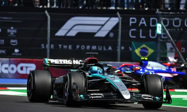 FP1 Messico: miglior tempo per Russell, problemi nel finale per Verstappen
