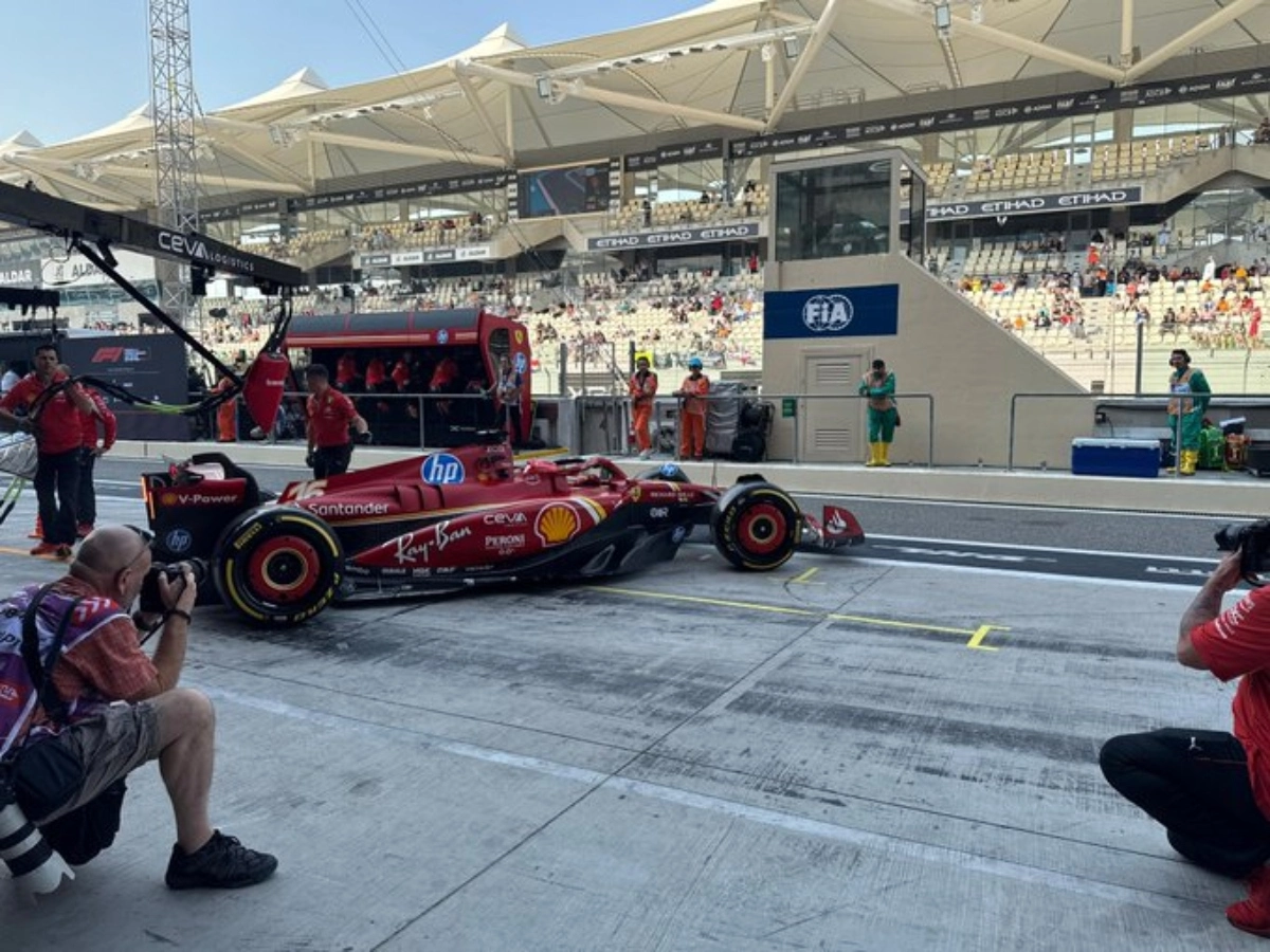 Charles Leclerc FP1 Abu Dhabi
