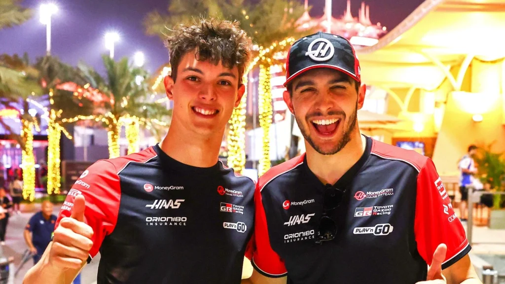 Haas Bahrain Ocon Bearman