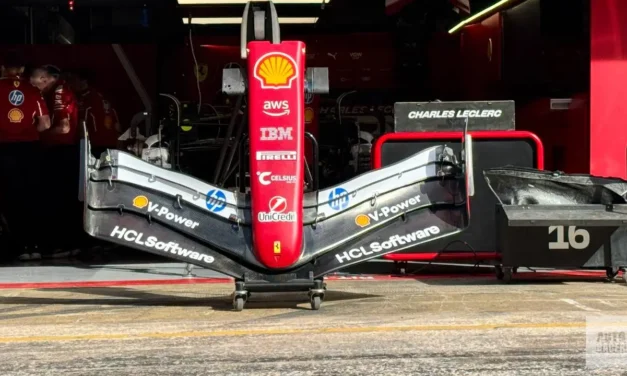 Ferrari: ecco la nuova ala anteriore della SF-25 più rigida, ma non solo