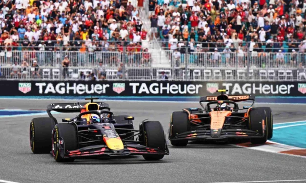 Verstappen l’unico anti-McLaren a Miami, ma non basta: “eravamo molto lontani”