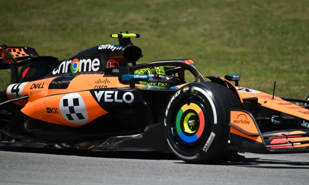FP1 Spagna: Norris chiude davanti, Leclerc buono nei long run