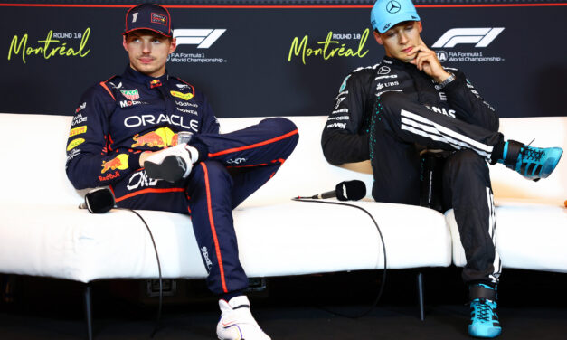 Verstappen e Russell: la scelta della Media e storie tese in vista della partenza
