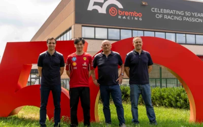 Ferrari: visita alla sede di Brembo per celebrare 50 anni di impegno nel Motorsport