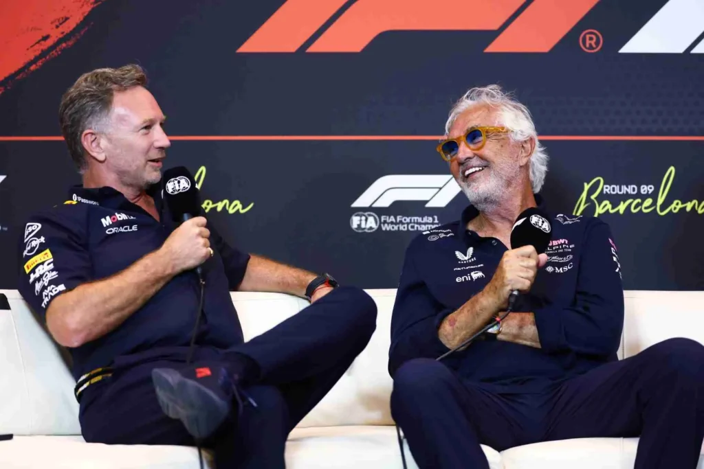 Team Principal Horner Briatore