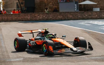FP1 Baku: McLaren detta il passo davanti a Leclerc, ala ‘trimmata’ in casa Ferrari