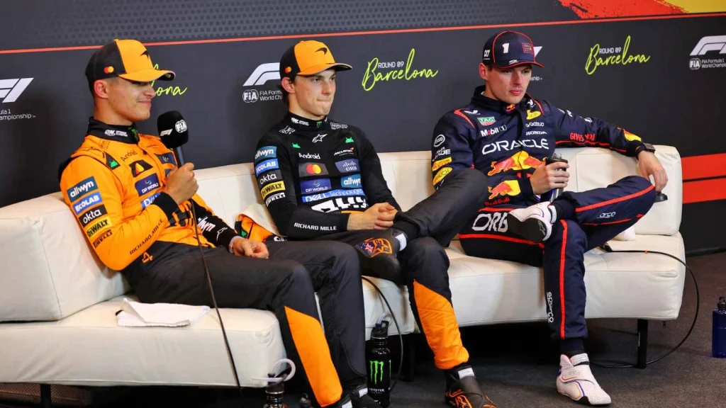 Piastri Norris Verstappen