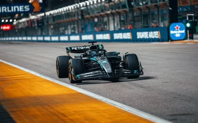 Magia Mercedes a Singapore: per Russell è pole da record davanti a Verstappen e Piastri