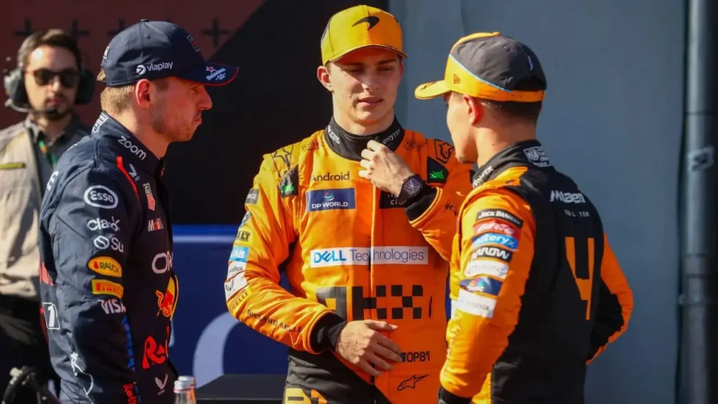 Verstappen Norris Piastri