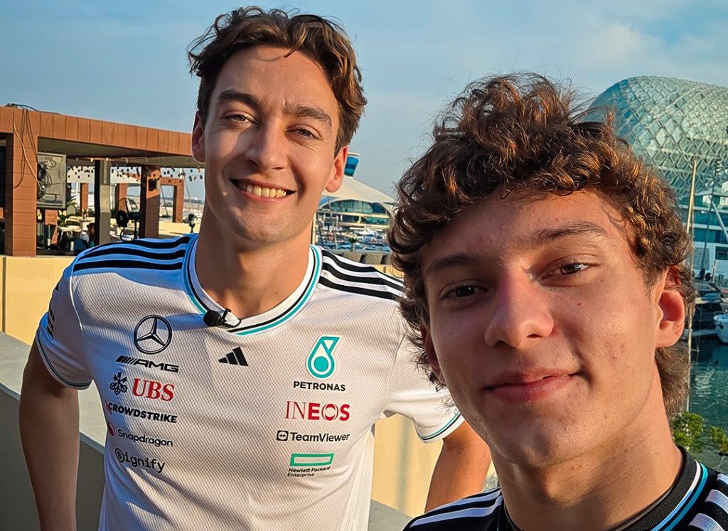 Mercedes Russell Antonelli Abu Dhabi