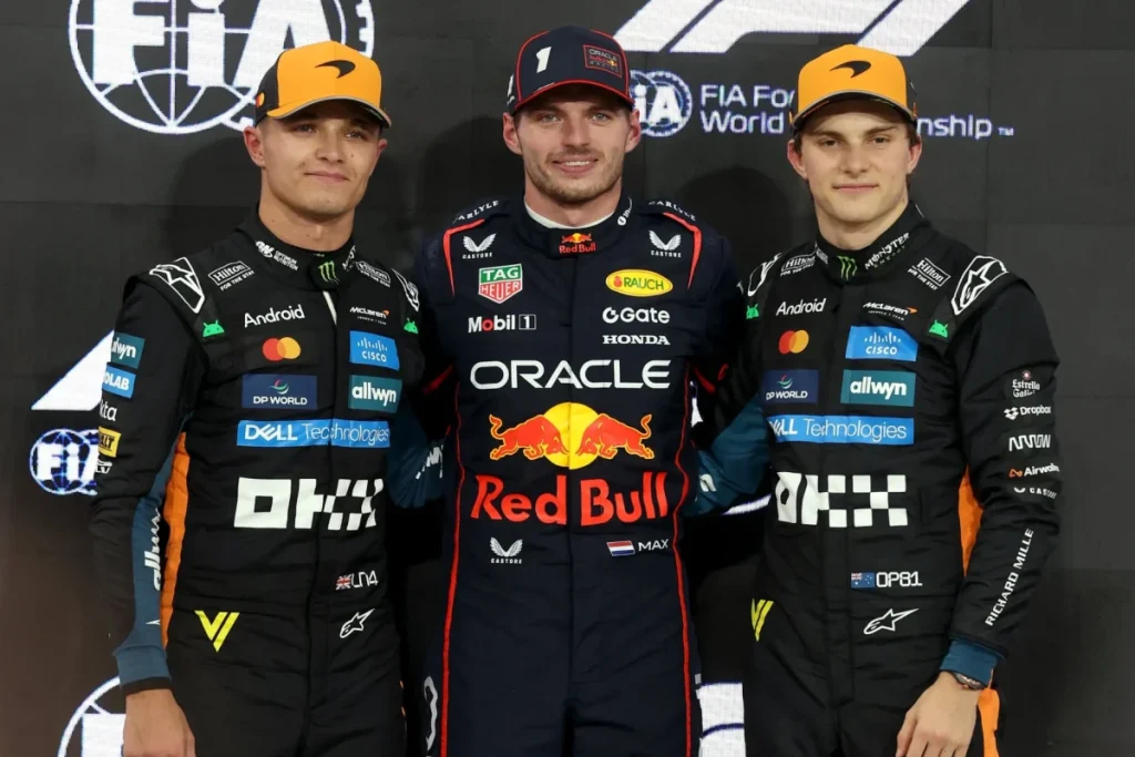 Verstappen Norris Piastri