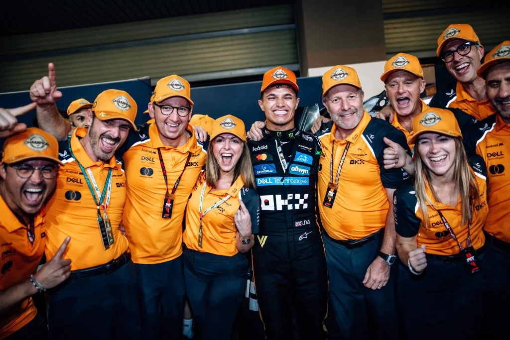 McLaren Norris Zak Brown