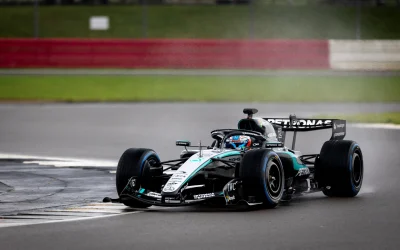Filming day Mercedes completato: a Barcellona per “ampliare la comprensione della W17”