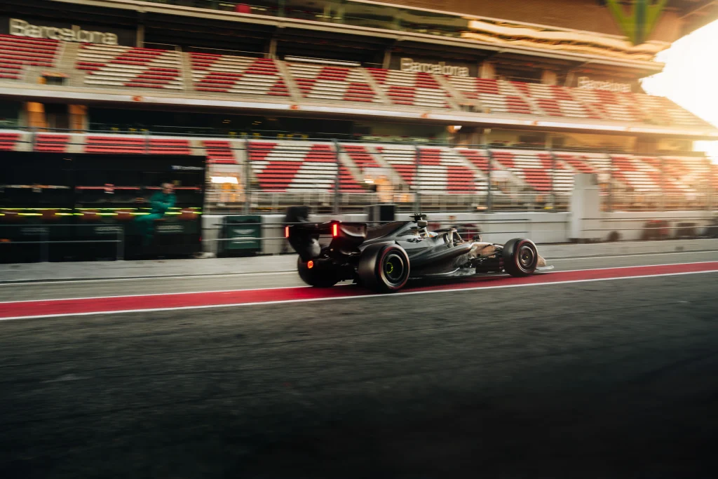 Alonso test Barcellona