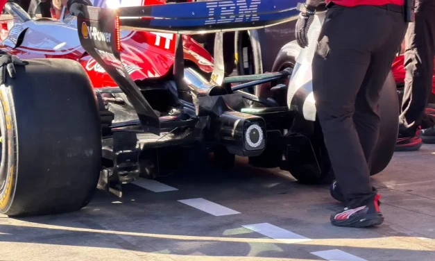 Ferrari a Melbourne: c’é una novità al diffusore e nel box