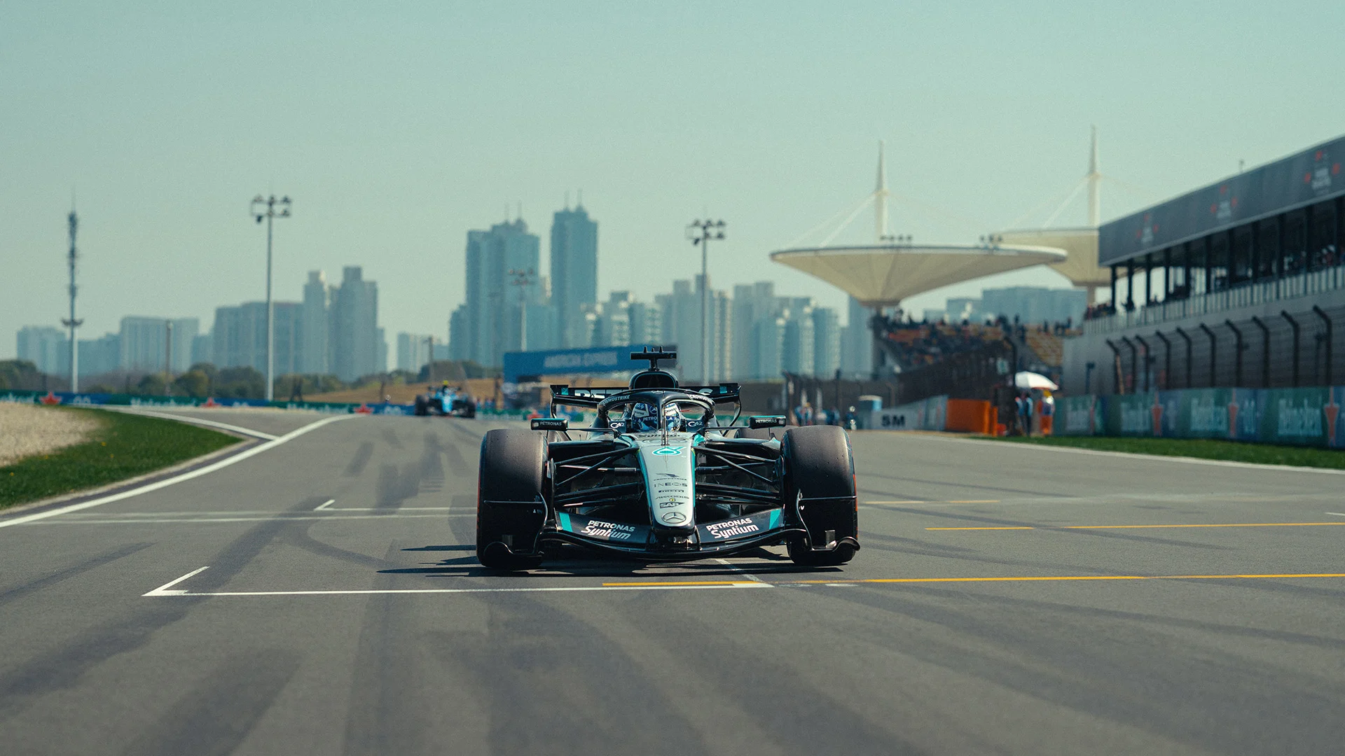 russell mercedes gp cina