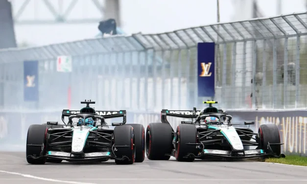 Mercedes: pista, temperature, Overtake e gomme, i fattori della sfida Antonelli-Russell in Canada