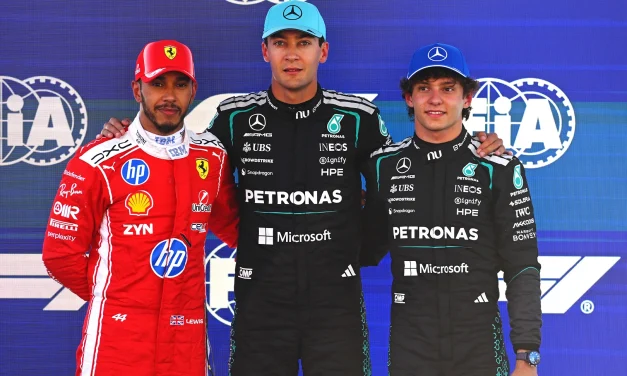 Mercedes, Russell: “Io e il mio gruppo abbiamo sbagliato nelle ultime gare”. Antonelli: “Terzo posto non male, gara sarà lunga”