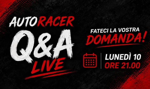 Speciale live Q&A AutoRacer: Questa sera ore 21.00!