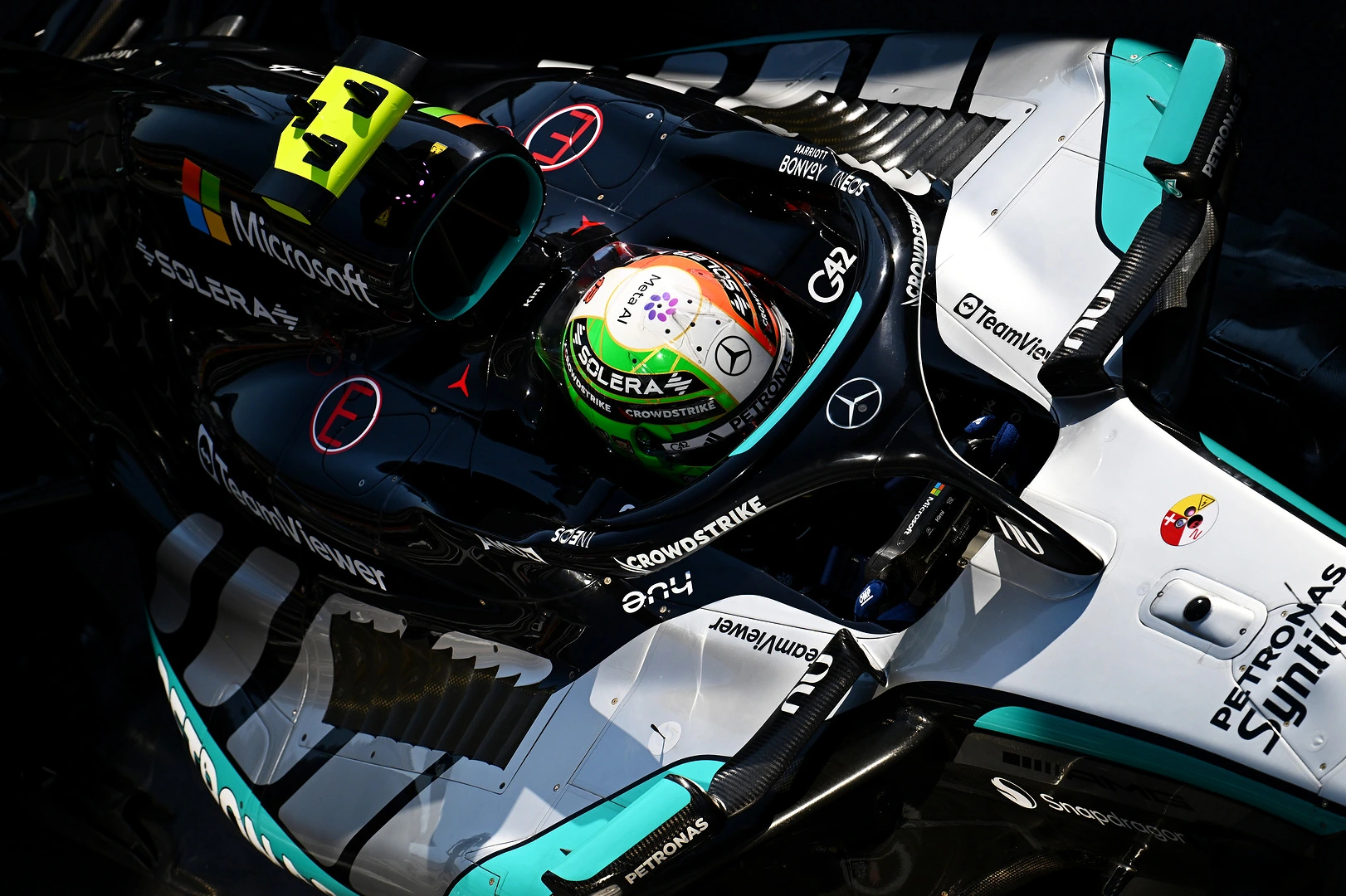 antonelli russell mercedes ferrari